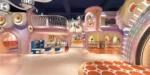 Trendy Indoor Entertainment Complex All Ages Playground Custom Kids Mythical Amusement Park Designed & Built by ESAC